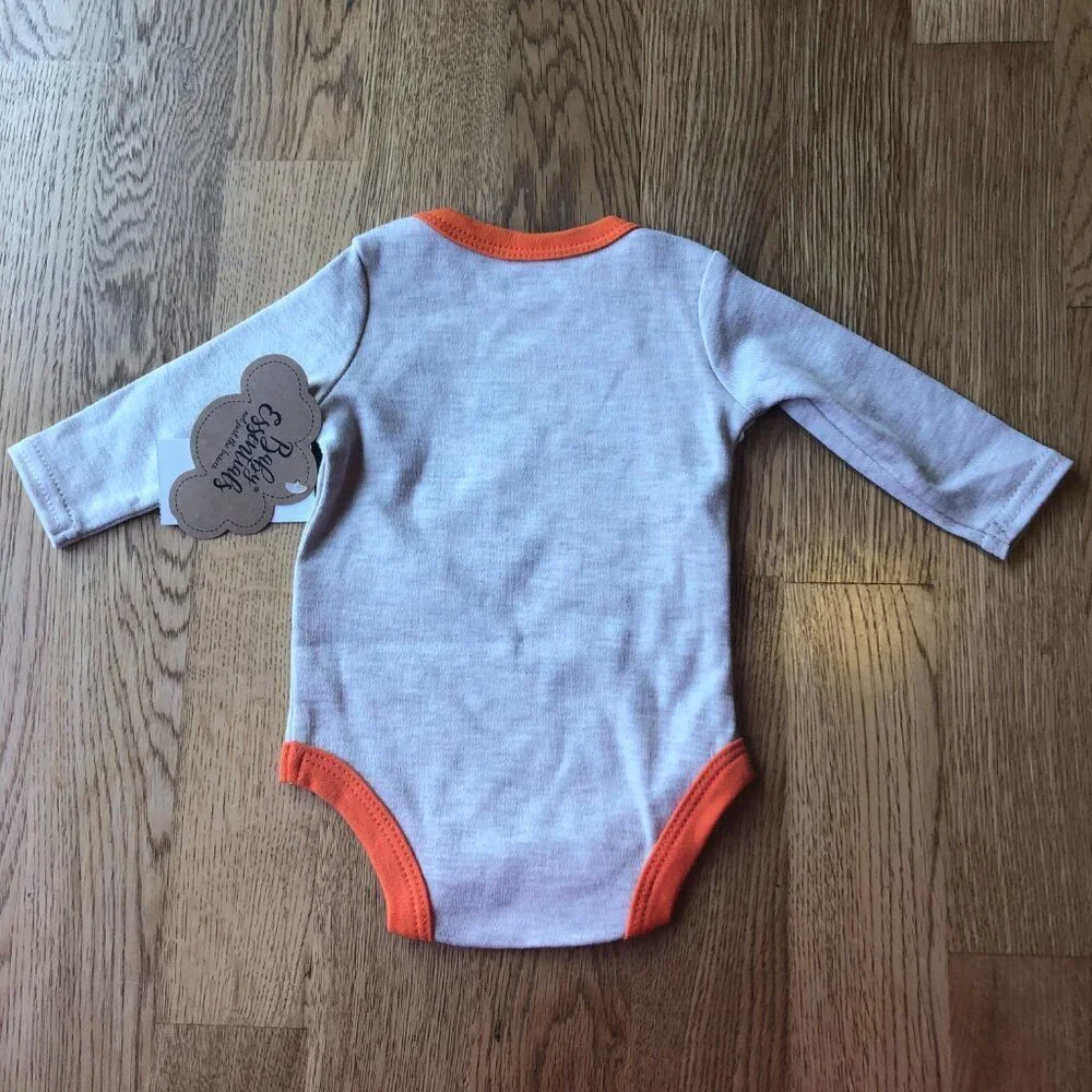Baby Essentials My 1st Turkey Day Newborn Bodysuit NWT - Picture 5 of 5